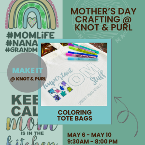 Mother’s Day Coloring Tote Bag