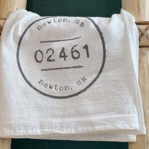 Postmark Stamp City/State/Zip - Custom Cotton Tea Towel