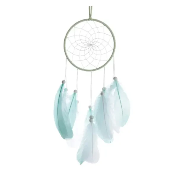 Boho Dreamcatchers with Feathers - Green