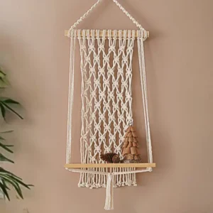 Macrame Wooden Shelf