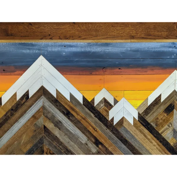 Rustic Mountain With Sunrise - Image 2