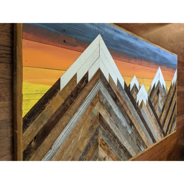 Rustic Mountain With Sunrise - Image 3