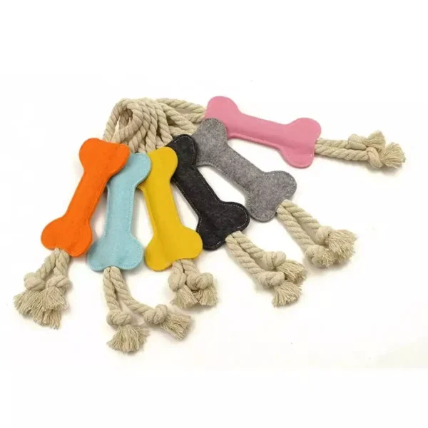 Bone Shape Soft Plush Dog Toy