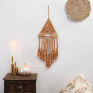 Triangle Tassel Geometric Macrame Dream Catcher