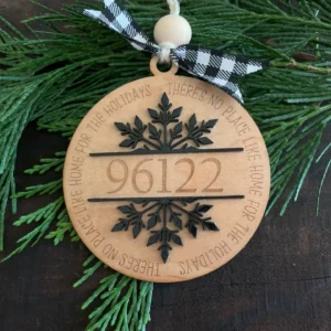 Christmas Ornament - Town Zip code - 02461