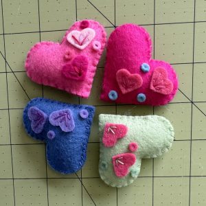 Felt Pocket Hug Kits by Heirloom Felt Designs