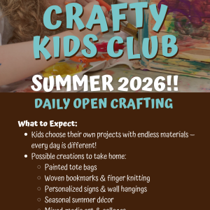 Crafty Kids Club - Summer Camp!