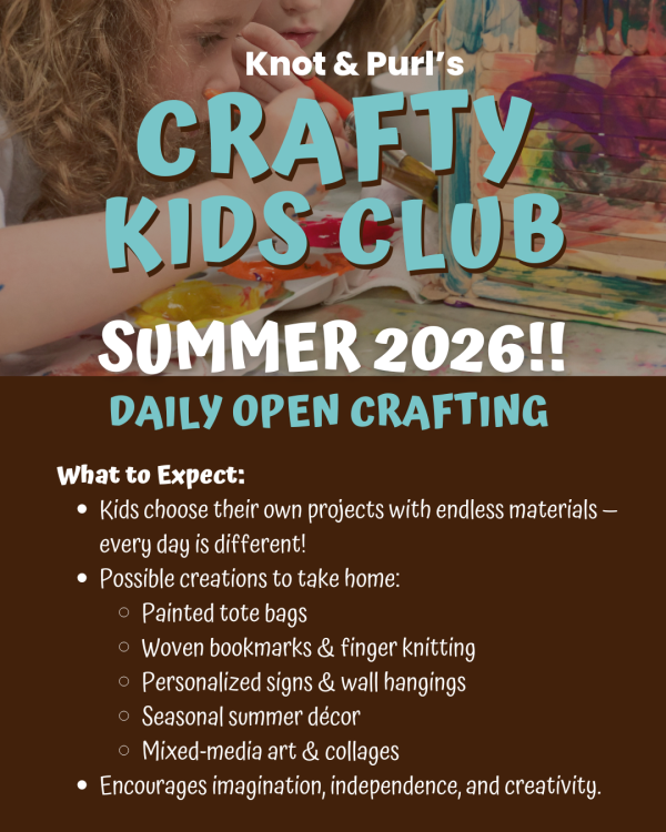 Crafty Kids Club - Summer Camp!